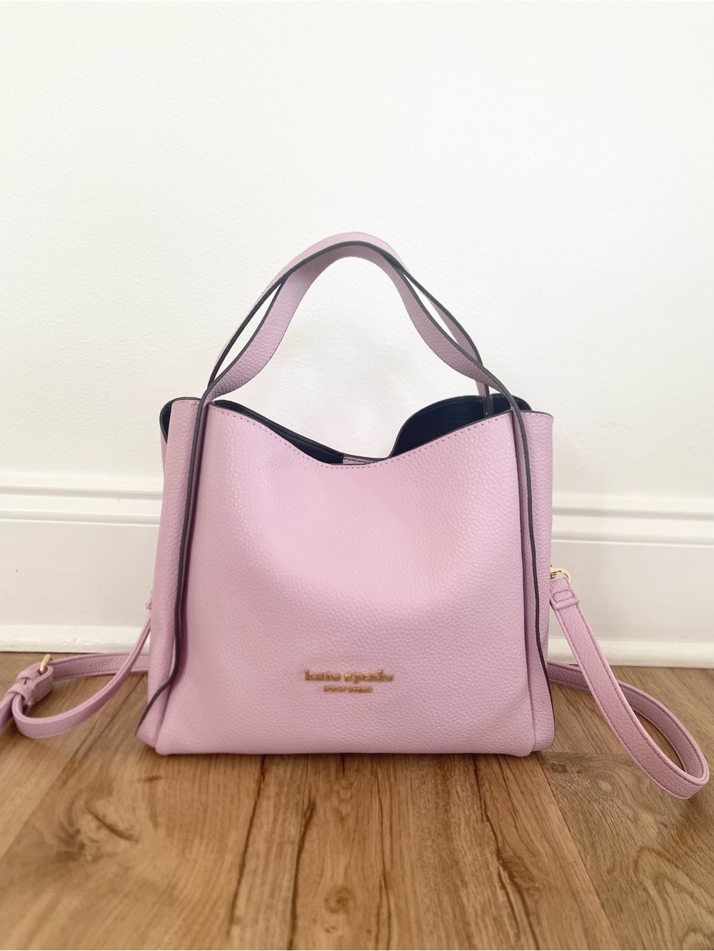 KATE SPADE Knott Crossbody Handbag Lavender